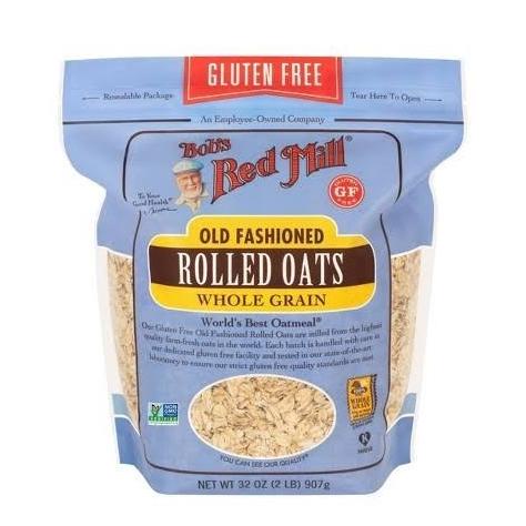 

bob's red mill old fashioned rolled oats whole grain 907gr