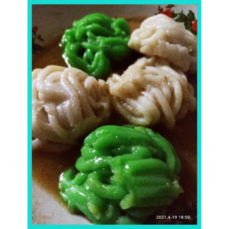 Kue Putu Mayang 10 pcs + kuah Gula Jawa