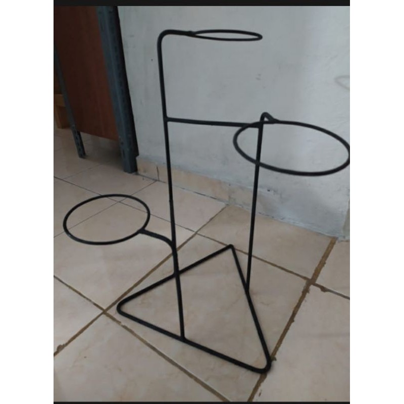 rak bunga besi stand pot rak susun REALPICT
