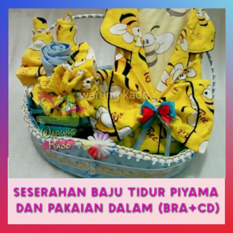 ❤SESERAHAN PERNIKAHAN BAJU TIDUR PIYAMA DAN PAKAIAN DALAM❤