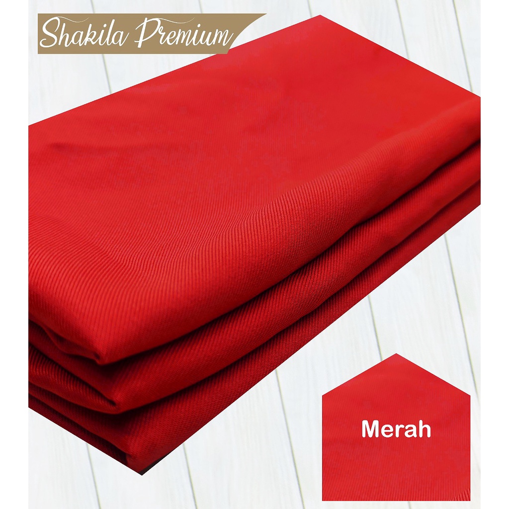 Multi Kain Shakila Shakila sakila sakilla premium lebar 1.5 meter-merah