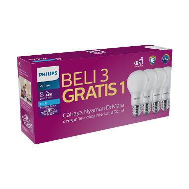 (ISI4) PROMO PHILIPS LED BULB MULTIPACK 4W 6W 8W 10W 12W GROSIR / PAKET LAMPU BELI 3 GRATIS 1