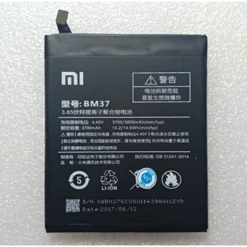BATERAI BATRE XIAOMI BM37 MI5S - REDMI 5 PLUS - Mi5S Plus BATTERY