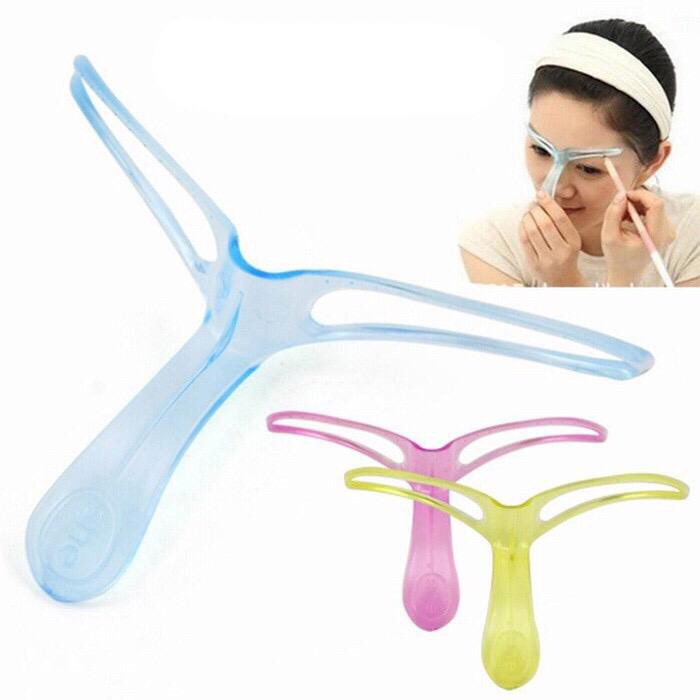 Cetakan Alis Plastik Eyebrow Template Murah