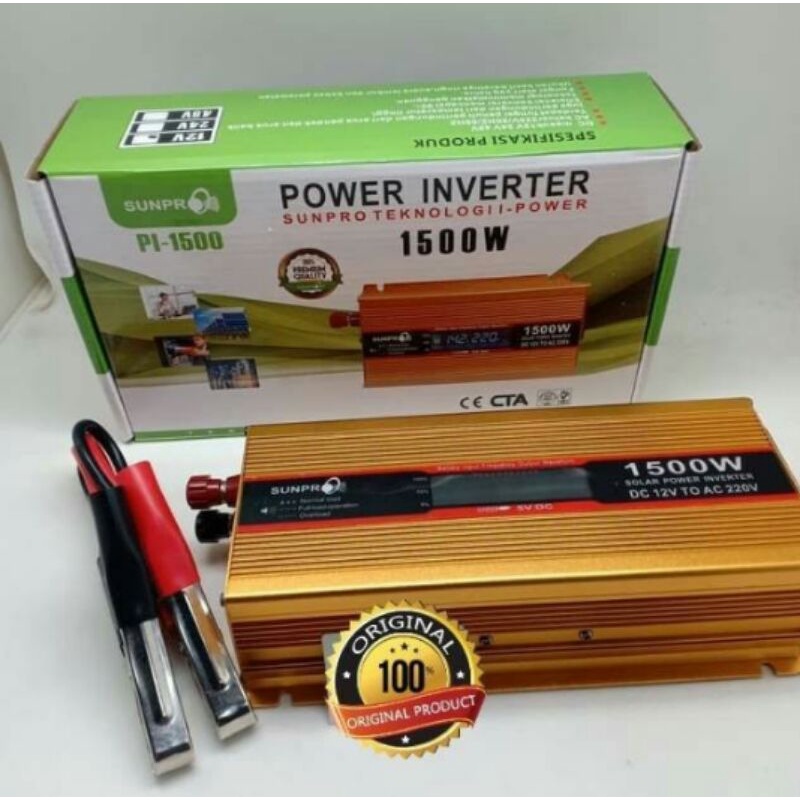 Cod Power Inventer Sunpro PL15 1500 Digital Murah