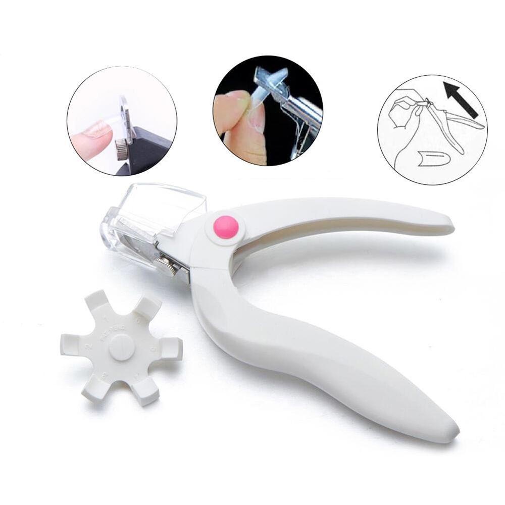 Solighter Pemotong Tip Kuku Palsu Kualitas Tinggi Stainless Steel Tipe U word Manicure Tips Cutter