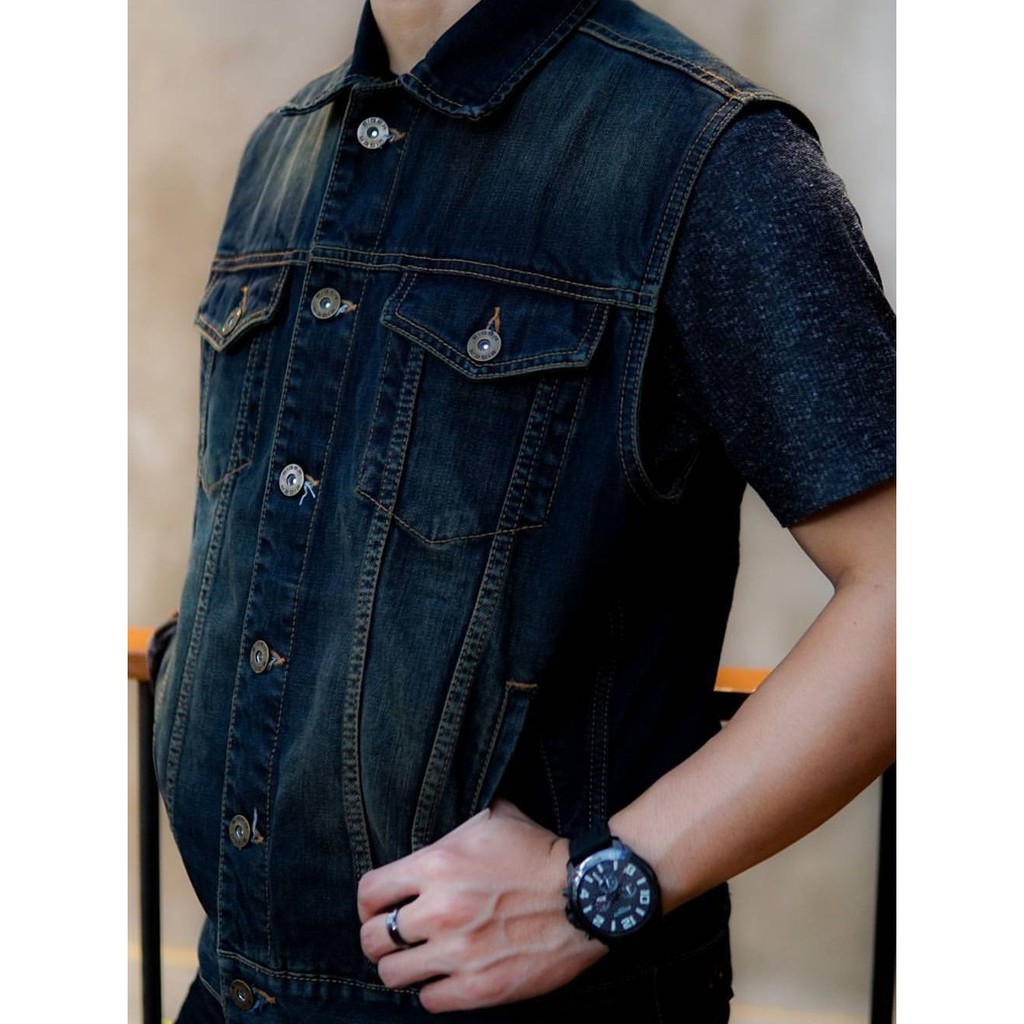 Rompi Denim Eige r original 910003228 Riding Vest