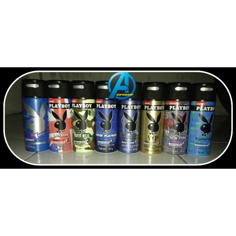 BODY SPRAY PLAYBOY/PARFUM PLAYBOY 150ML