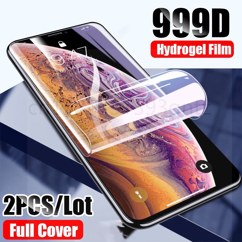 Pelindung Layar Hydrogel Film Untuk Iphone 7 8 Plus 6 6s 11 X Xr Xs 11 Pro Max