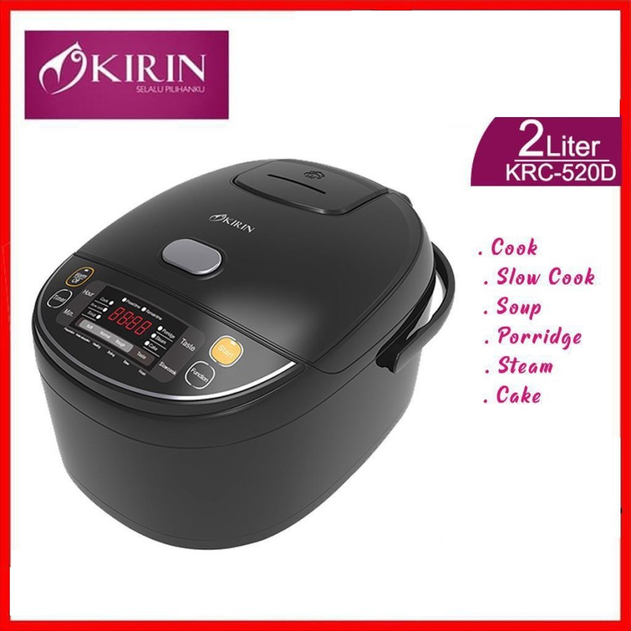 KIRIN RICE COOKER 2.0 LITER | DIGITAL KRC-520D KRC 520D