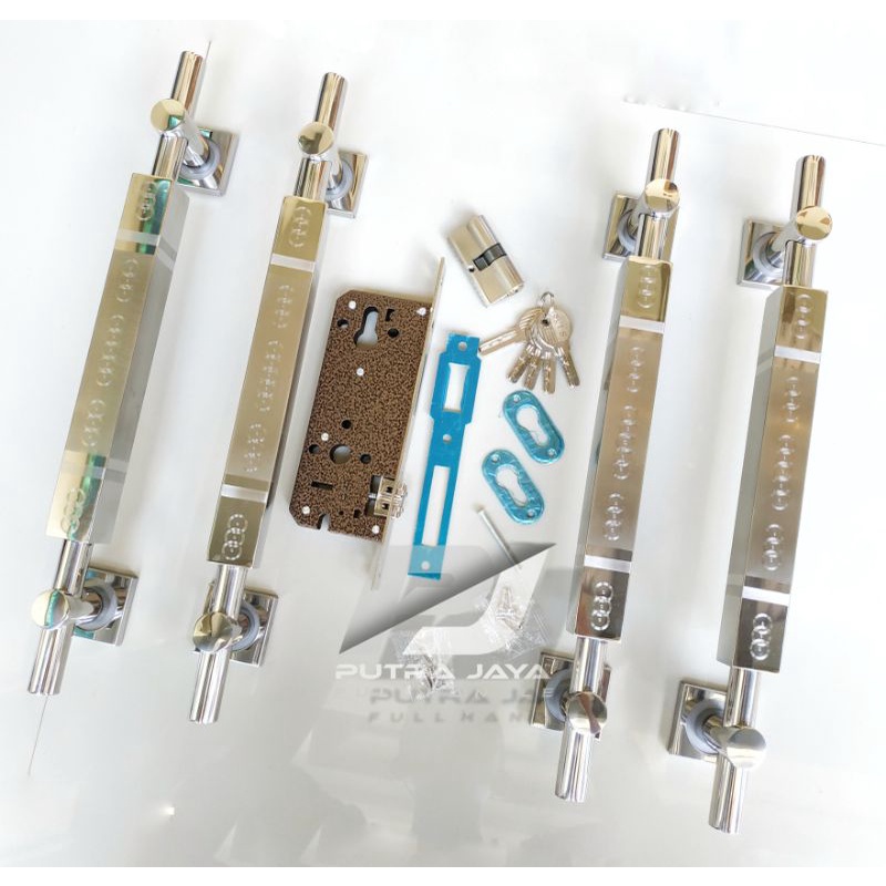 Handle Pintu Rumah / Tarikan Pintu Rumah / Gagang Pintu dan Kunci