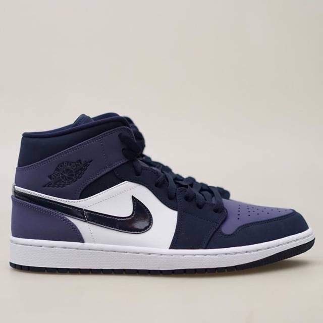 air jordan 1 mid blue purple