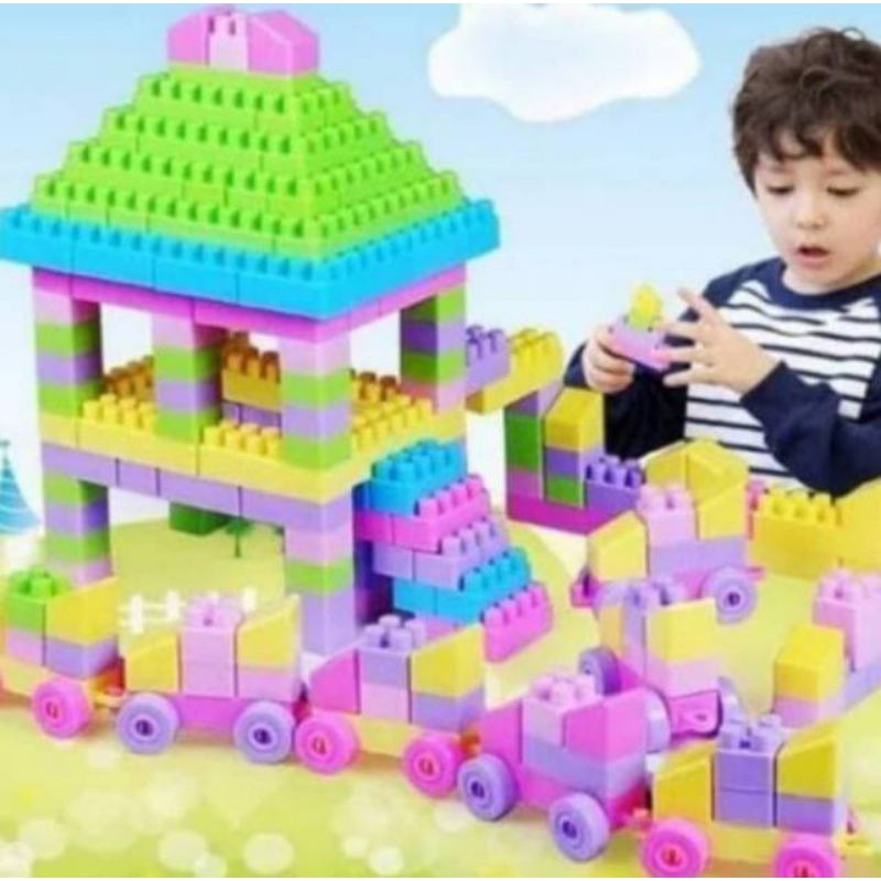 Mainan Edukasi Block Bricks 430pcs(330pcs+ bonus 100pcs)/ Mainan Building Blocks GOLDKIDS