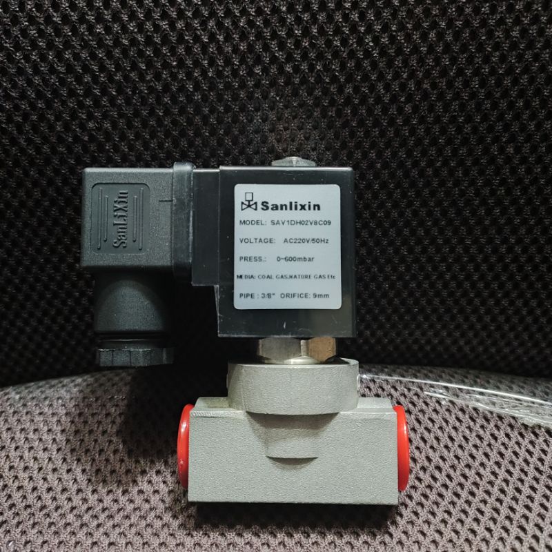 Solenoid valve gas drat 3/8 (9mm)