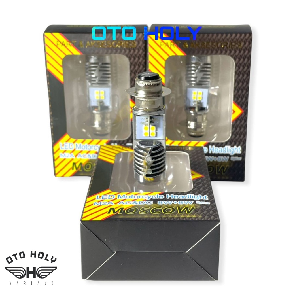 LAMPU LED DEPAN BEBBK ACDC MODEL PETIR 8W+8W LAMPU DEPAN LED 12VOLT MOSCOW-2