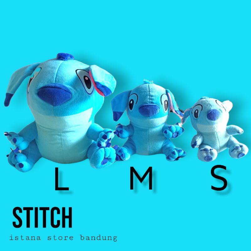 Boneka Stitch Lucu Terbaru Murah Bahan Yelvo Premium Label SNI