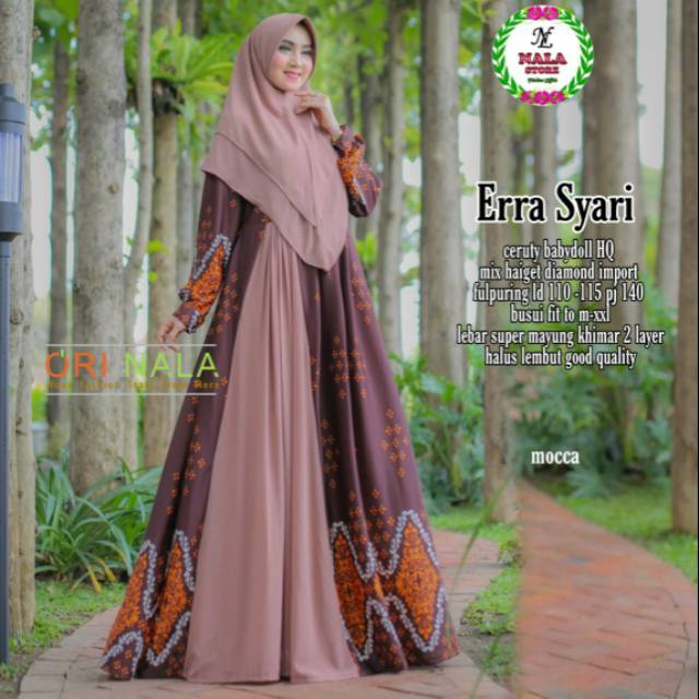 Gamis Erra Syari by Nala Store