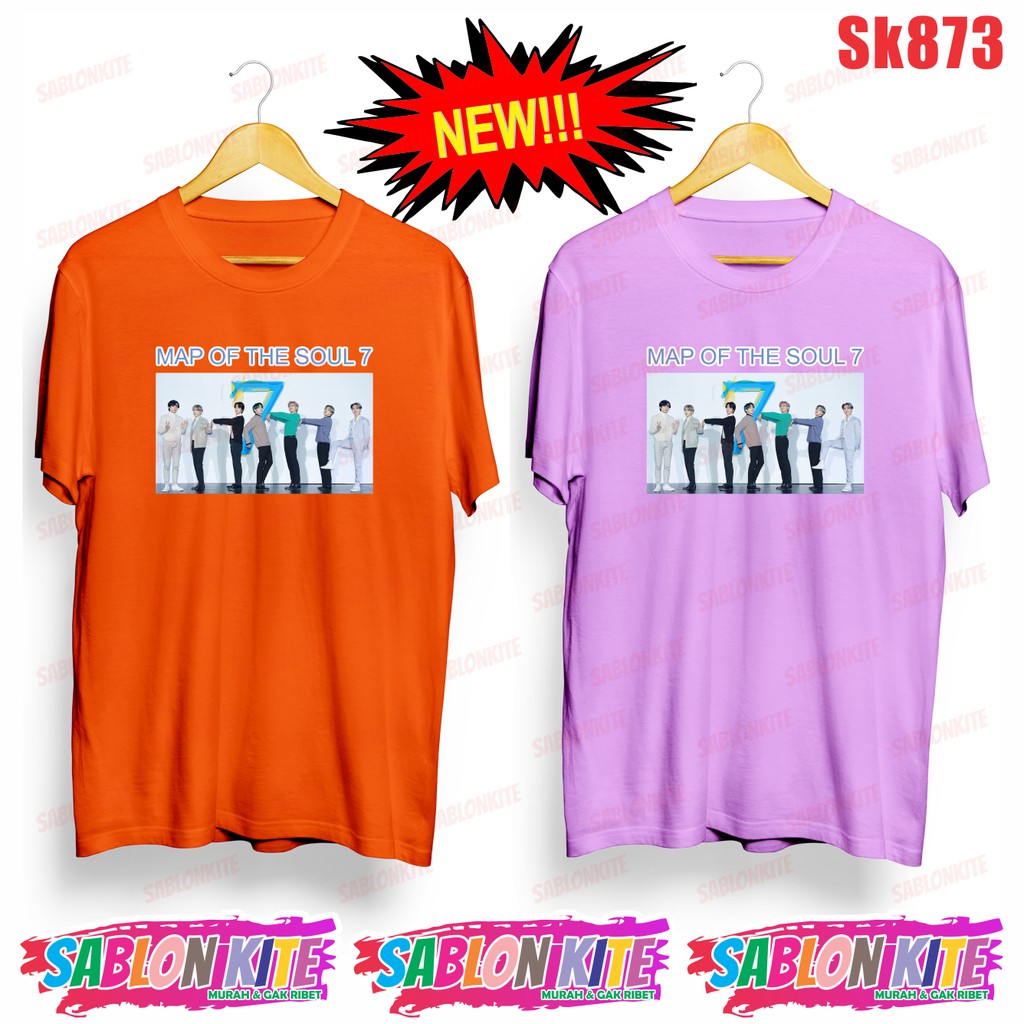 MURAH!!! KAOS KPOP MEMBER POSE 7 MAP OF THE SOUL SK873 UNISEX ADA 6WARNA