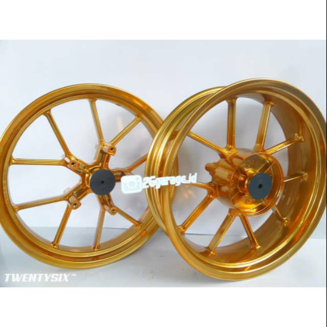 VELG CBR150 CB150R DOUBLE DISC TAPAK LEBAR 3 / 4.5 INCH