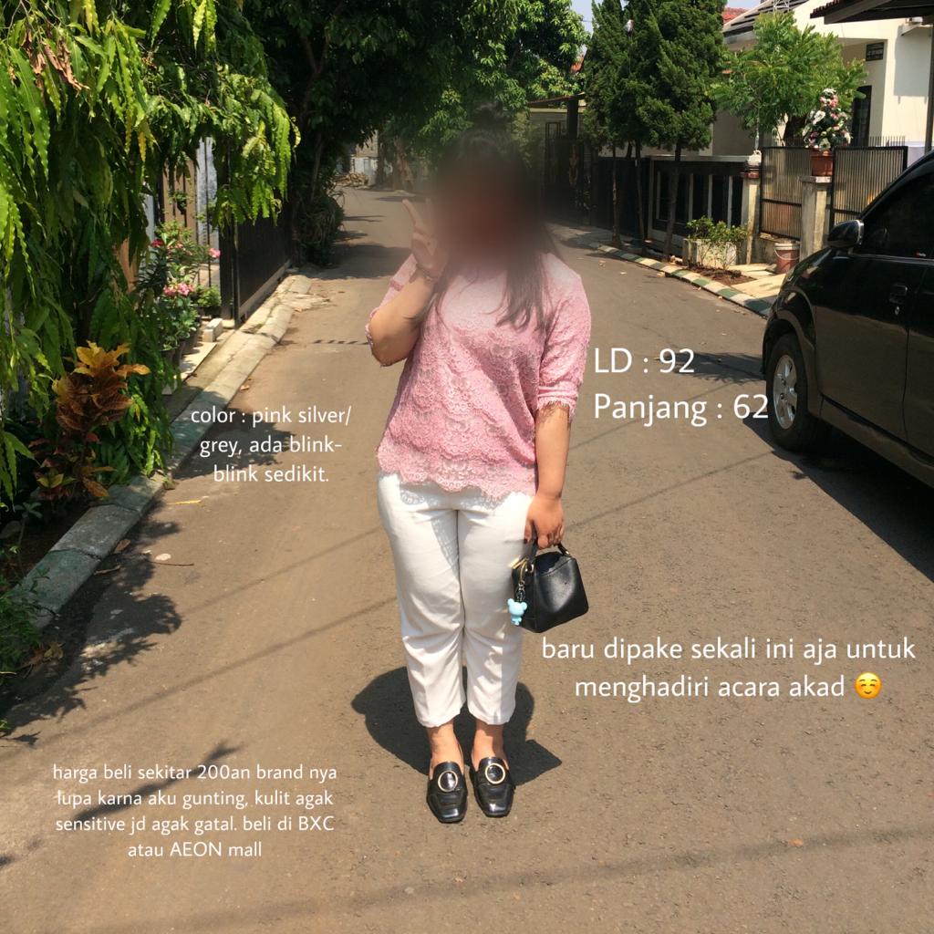 atasan kebaya brukat modern / baju kondangan simple