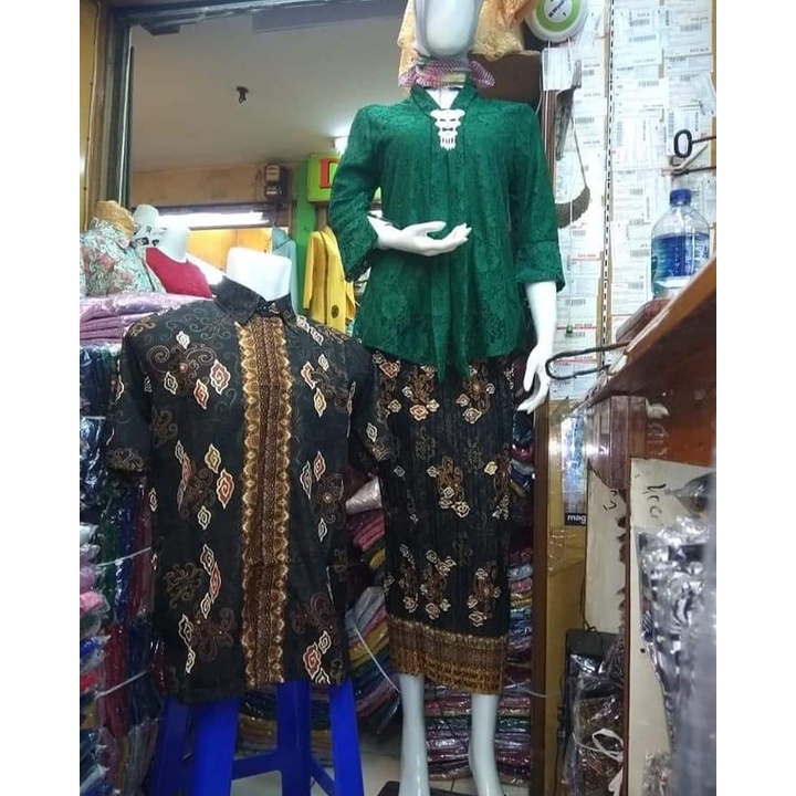 PROMO  KEBAYA  ( HANYA ATASAN ) - Kebaya tile with selendang free obin lepasan / Kebaya tile/ Kebaya