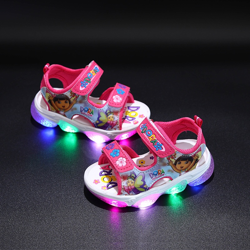 Sandal Sendal Anak Laki-laki Sandal LED Motif JPR-007 Sandal Sendal Import Anak