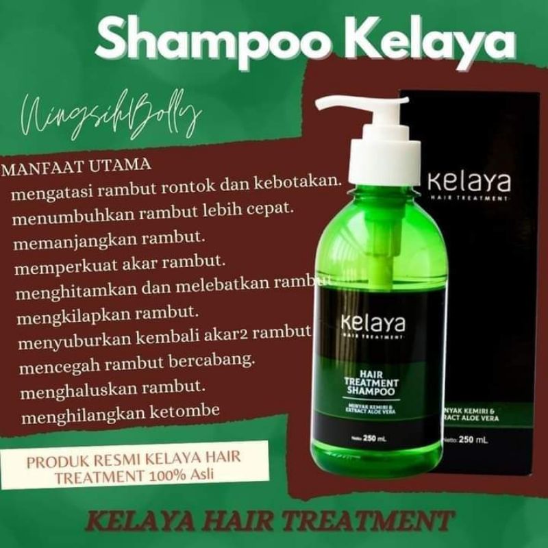 KELAYA shampoo Hair Treatment | shampo penumbuh rambut botak BPOM