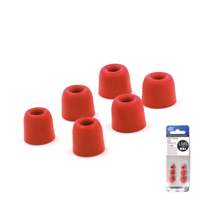 Original KZ Upgrade Ear Tips 3Pair(6pcs) Noise Isolating Memory Foam Eartips