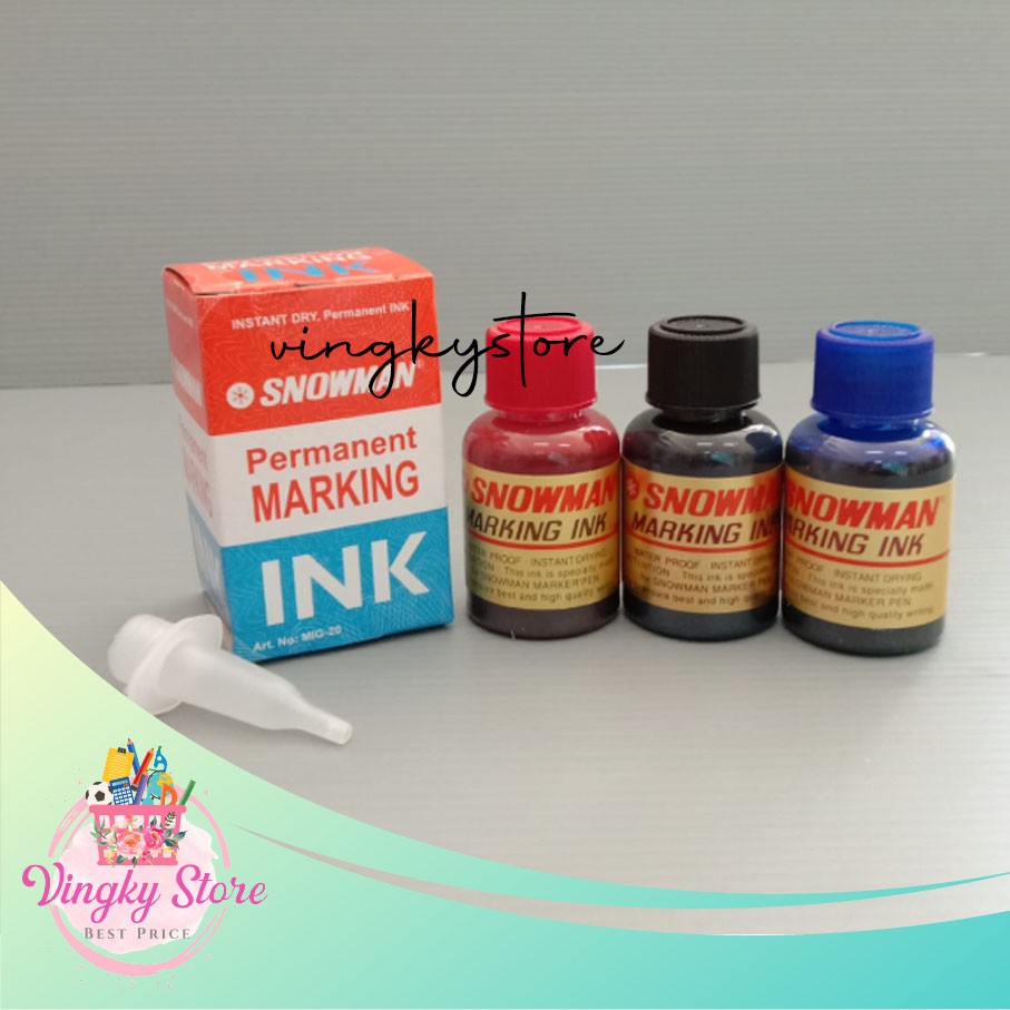 

Tinta Spidol Snowman Permanent (MIG-20)