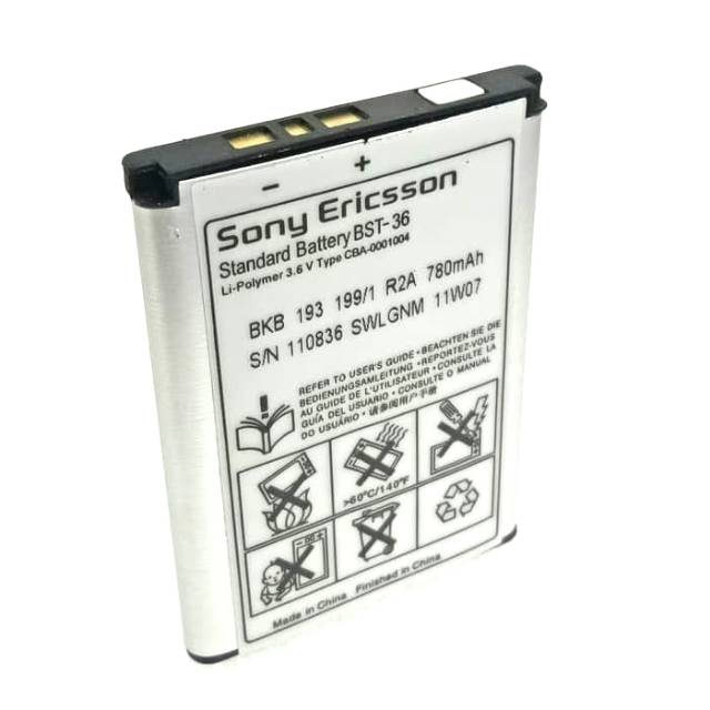 Battery Batre Baterai BST-36 Bst 36 bst36 Sony Ericsson