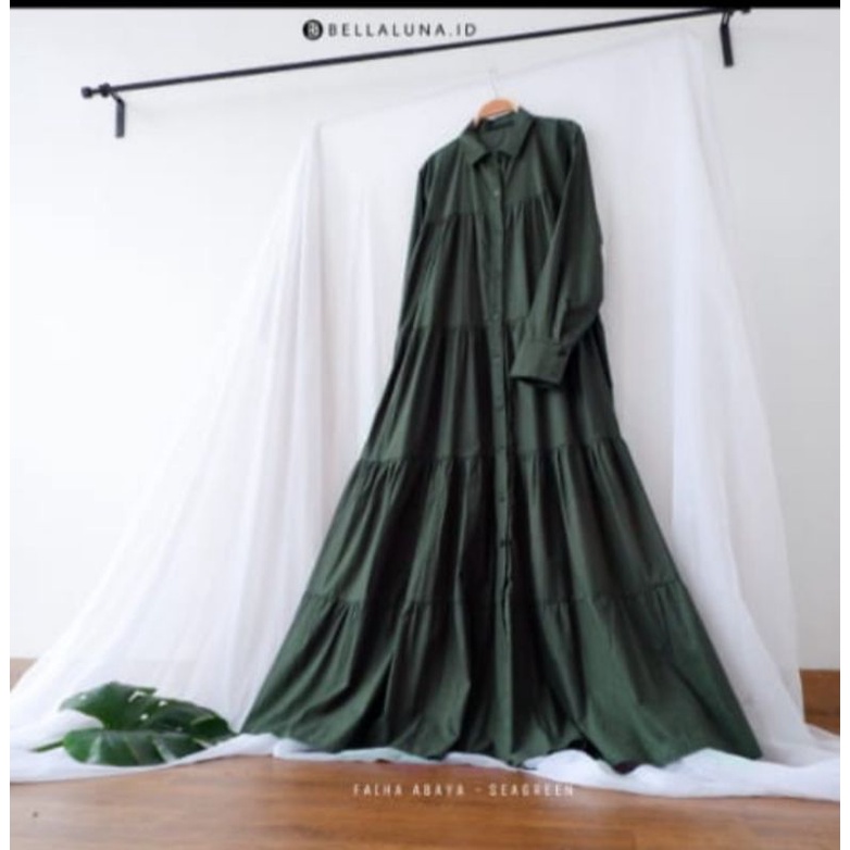 FAIHA ABAYA by bellaluna SEAGREEN