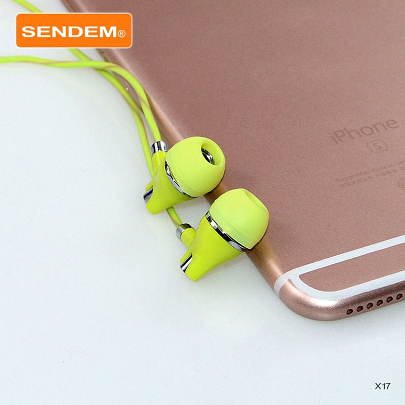 Earphone SENDEM X17 Headphones With Microphone 3.5mm Good Bass Sporty