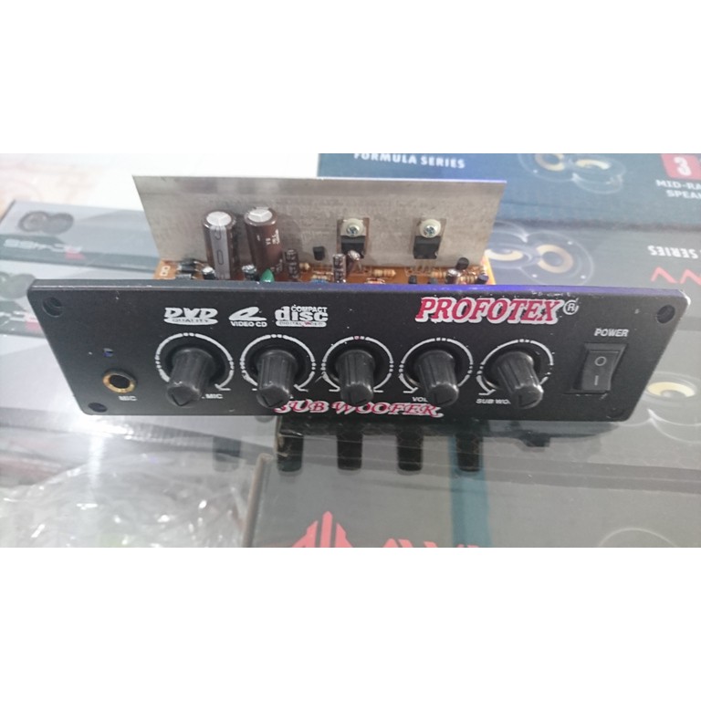 POWER KIT Amplifier MESIN SPEAKER AKTIF KARAOKE PROFOTEX 2