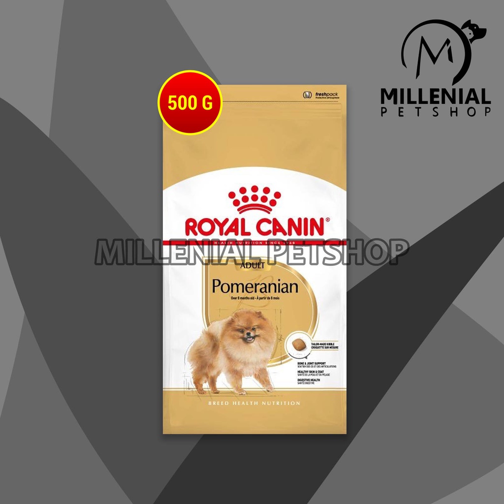 Royal Canin Pomeranian adult Makanan Anjing Pom Dewasa Dry Food 500GR