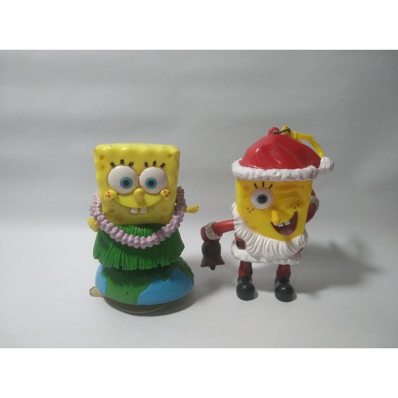 Spongebob Sponge Bob Happy Meal Mcd Christmas Hawaii Sinterklas Santa Claus Natal Mcdonalds Toy Rare