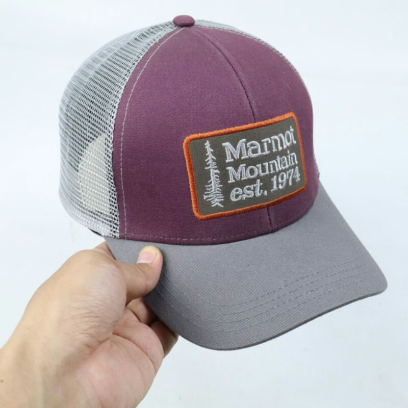 TOPI MARMOT RETRO TRUCKER HAT ORIGINAL