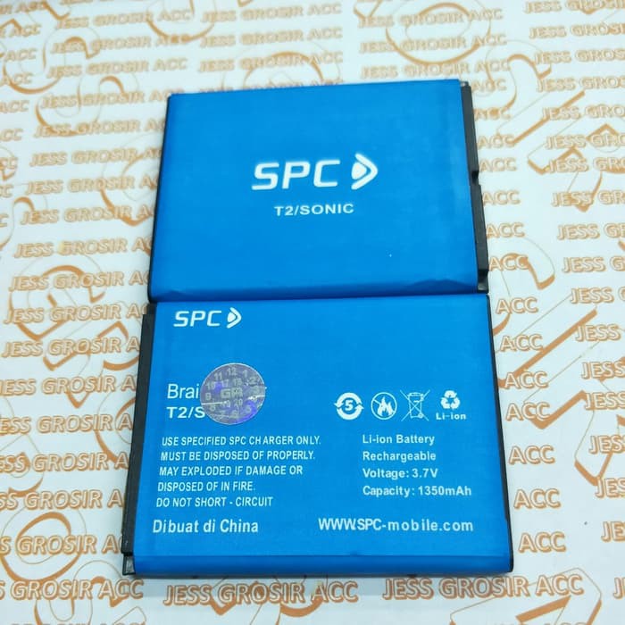 Baterai Battery Batre Batt Original Handsphone SPC T2 SONIC