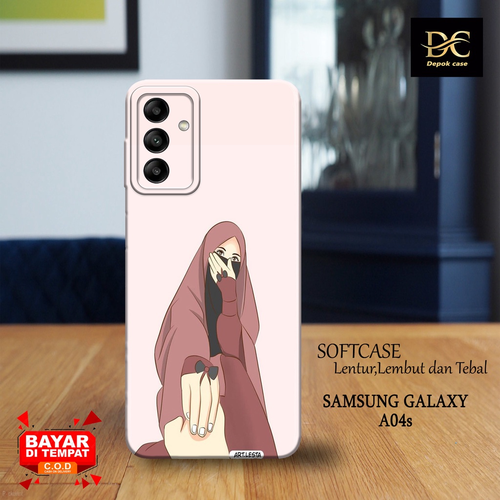 Case Samsung A04s Terbaru - Fashion Case HIJAB - Casing Hp Samsung Galaxy A04s Terbaru - Softcase Hp