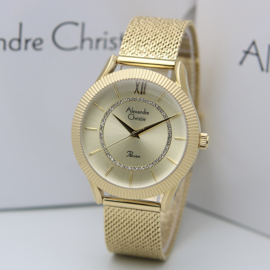 ORIGINAL Jam Tangan Wanita Alexandre Christie AC 2887 / AC2887 / 2887 Garansi Resmi 1 Tahun.