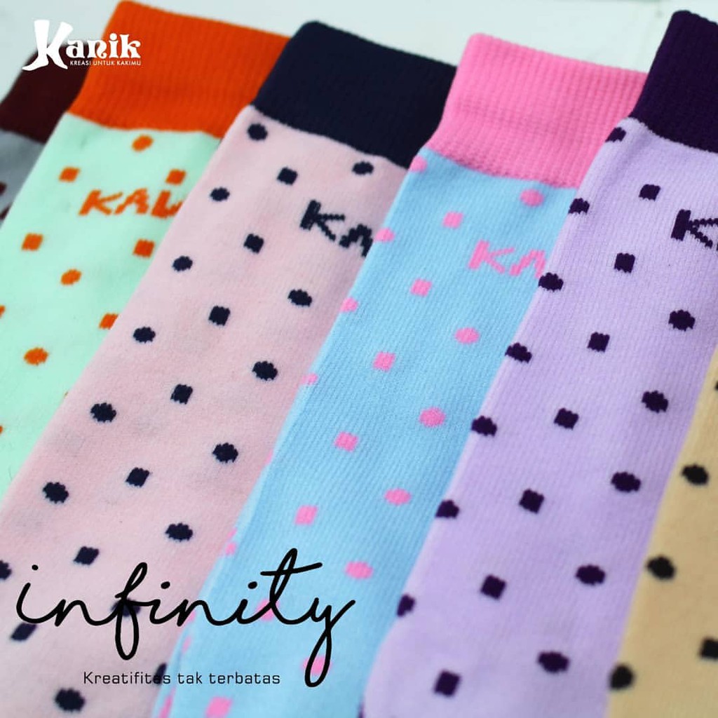 Kanik - Kaos Kaki Kanik Infinity Polka Square