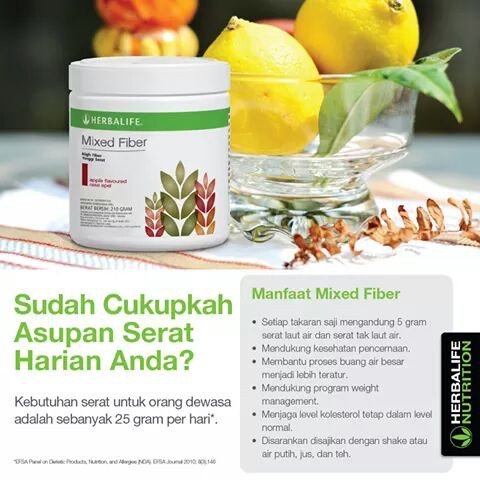 Mixed Fiber Apple Herbalife Original Indonesia