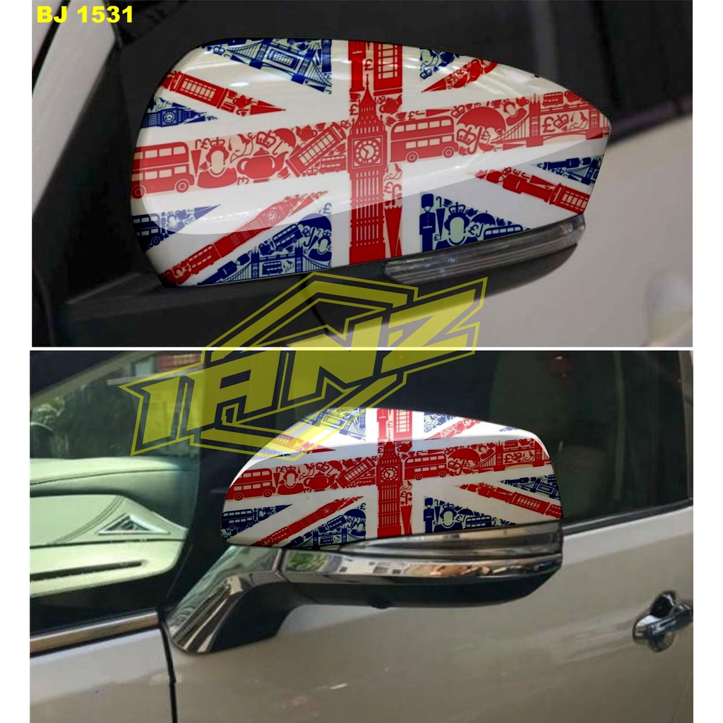 STIKER DECAL SPION MOBIL BENDERA INGGRIS / STIKER MOBIL / STIKER SPION