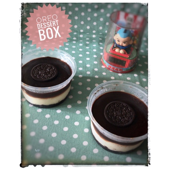 

Oreo cheese dessert box