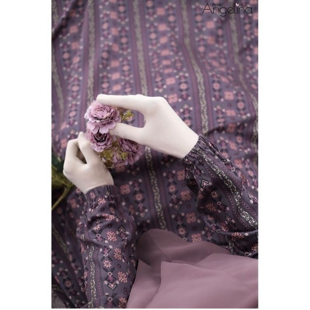 Sarah Dress Versailles Fudge L Atelier Angelina