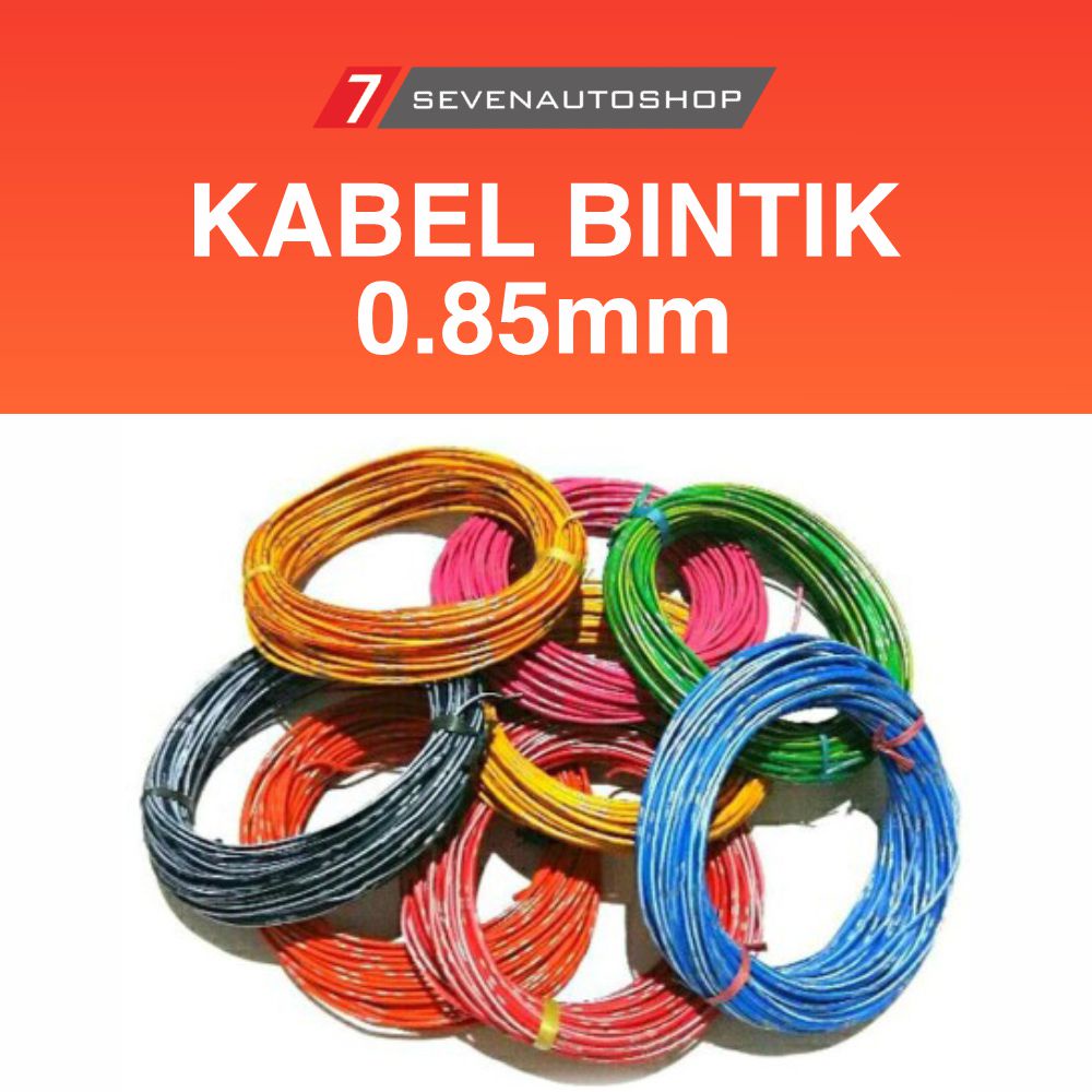 kabel bintik jepang otomotif serabut tembaga asli kabel bodi body mobil motor 0 85mm 0 85