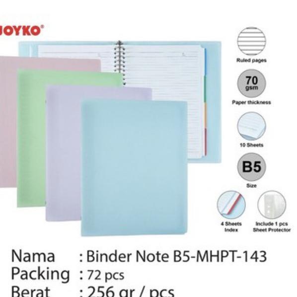 

RAIH DISKON Map Binder Note A5 B5 Warna Pastel A5 / B5-MHPT-143 460YJWF