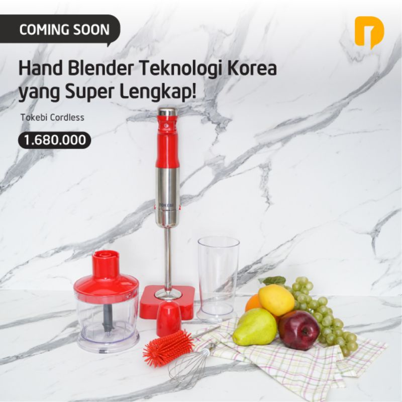 *Tokebi Cordless Hand Blender Korea*