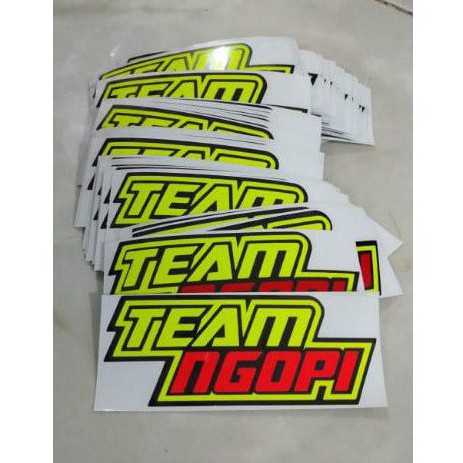

sticker cutting TEAM NGOPI