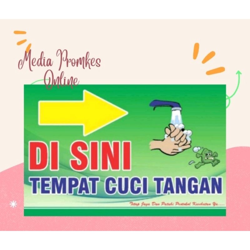 

Stiker Disini Tempat Cuci Tangan