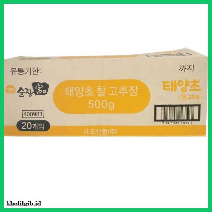 

Aneka-Sambal- Sajo Gochujang / Sambal Pasta Korea/ Hot Pepper Paste- 500Gr Best Sell